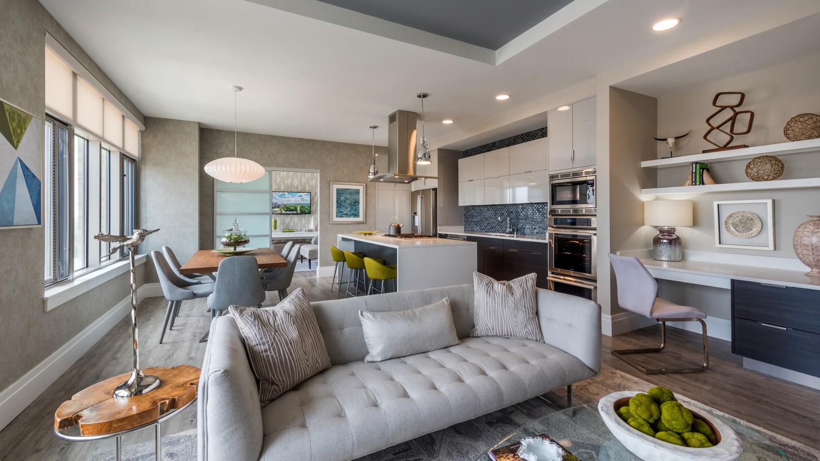 Elegant Living Room | Apartments For Rent In North Bethesda MD | Pallas at Pike & Rose