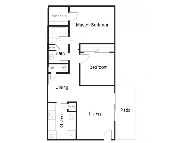 2 Bed / 1 Bath Apartment in Kennesaw GA | Greenhouse Apartments 2 Bed / 1 Bath Apartment in Kennesaw GA | Greenhouse Apartments