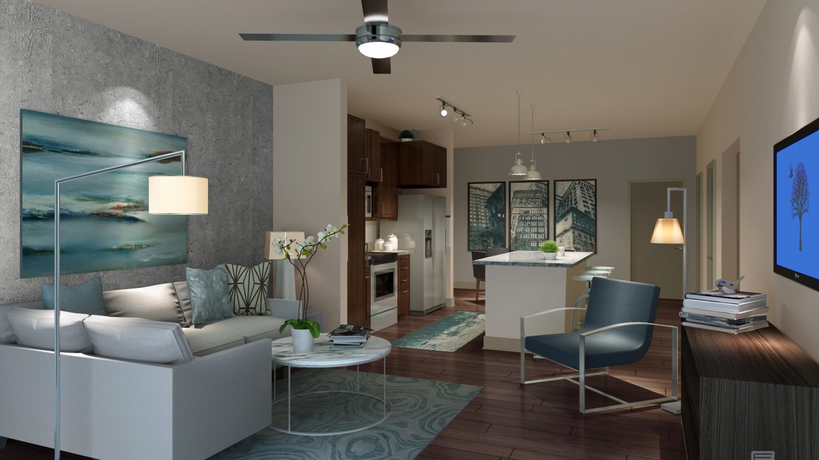 Living Room at Vestavia Reserve
