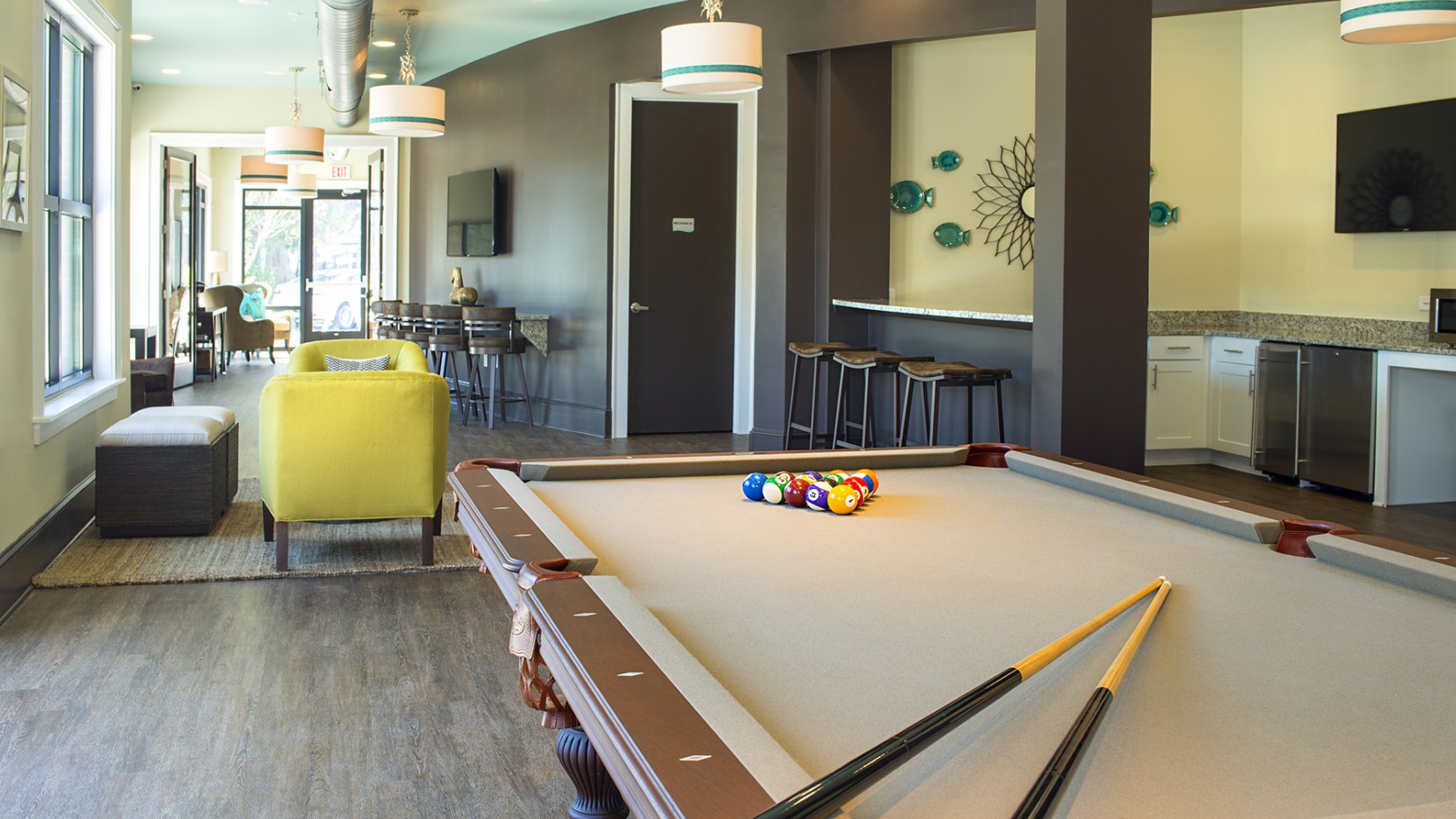 Residents Playing Pool | Apartments For Rent Mount Pleasant SC | Riviera at Seaside