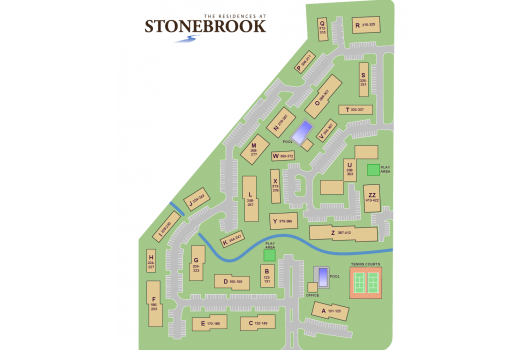 The community has three entrances.