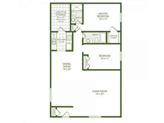 Park Place Apartments | Taylor, MI | Apartment and Townhome Floor ... Park Place Apartments | Taylor, MI | Apartment and Townhome Floor ...