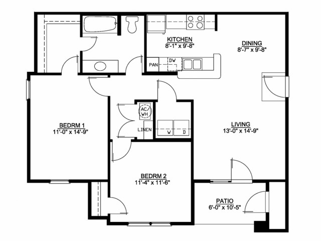 Two Bedroom One Bath Apartments 2 bed / 1 bath apartment in lebanon tn | the falls at 109 Two Bedroom One Bath Apartments 2 bed / 1 bath apartment in lebanon tn | the falls at 109
