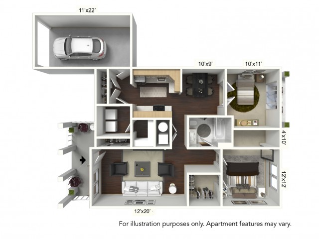 Apartment With Garage Floor Plan : Floor Plan Cars Images Stock Photos Vectors Shutterstock / Browse garage apartment designs with space for 2 or 3 cars and more!