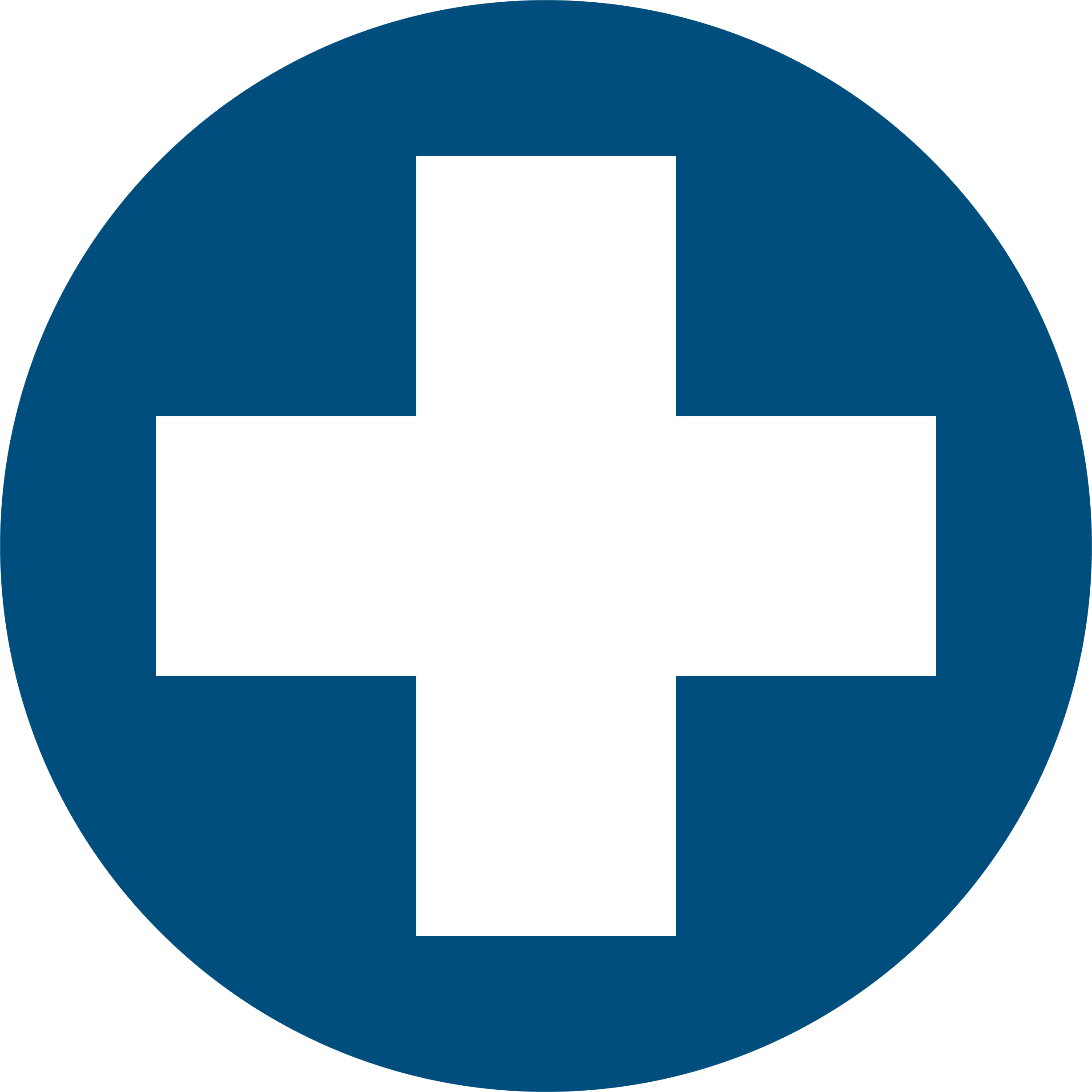 Medical Cross button for COVID-19 Information