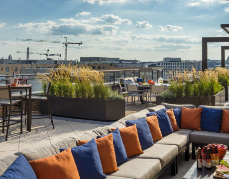 Rooftop Outdoor Lounge | Meridian at Mt Vernon Triangle | Apartments Washington DC