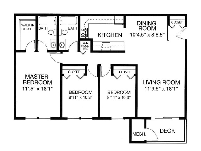 1 - 3 Bed Apartments | Reserves at Sawmill