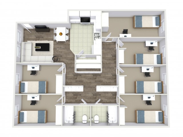 6 Bed Apartments - Check Availability | Milano Flats | BYU Idaho