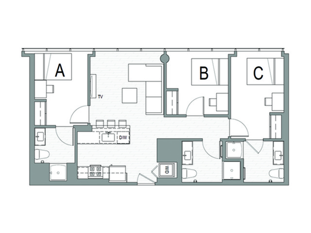 Studio - 3 Bed Apartments - Check Availability | Student Housing - Rise