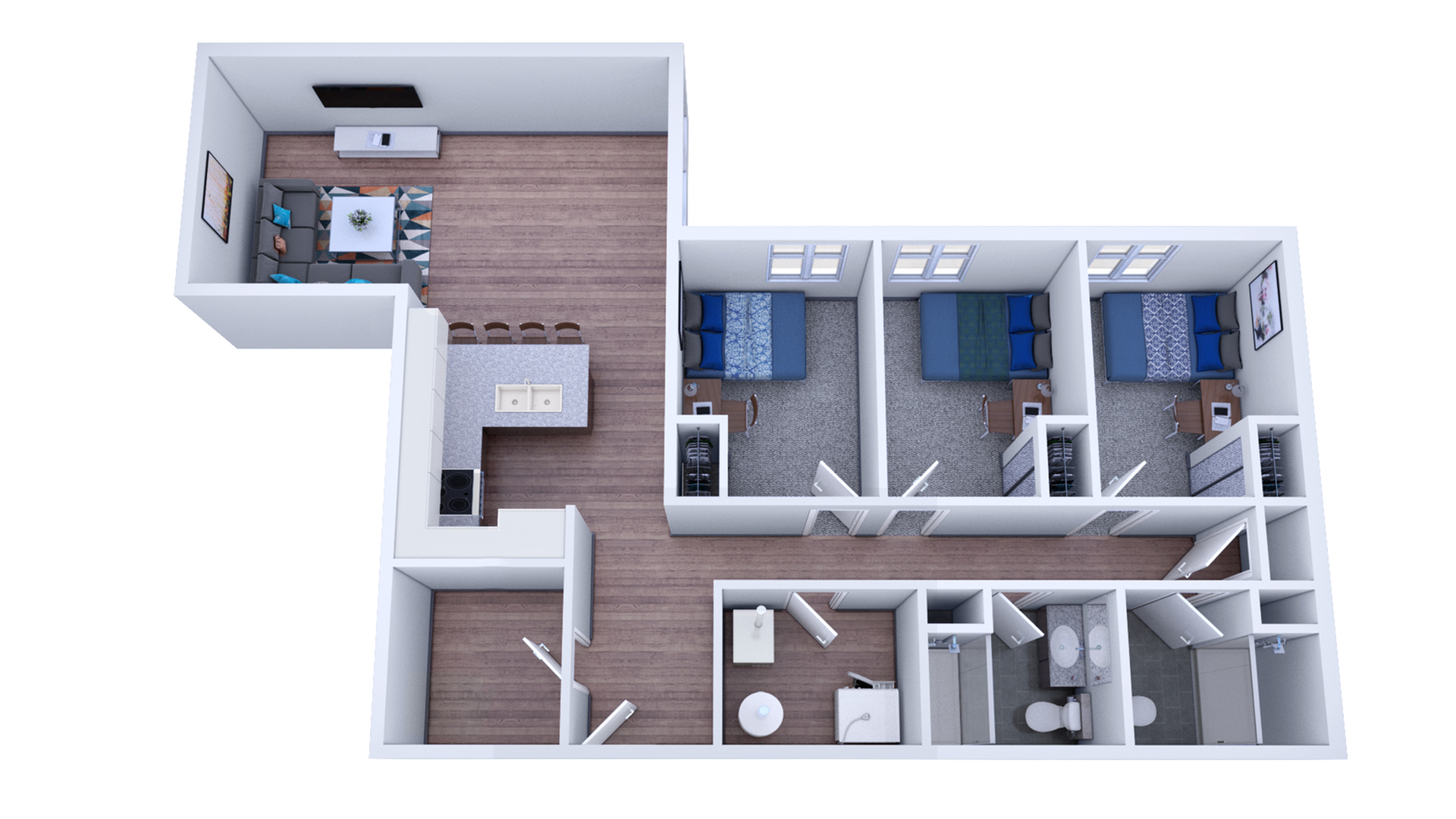 One Through Four Bedroom Apartments In Carbondale Evolve Carbondale