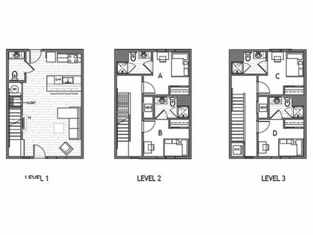 4x4 Townhome