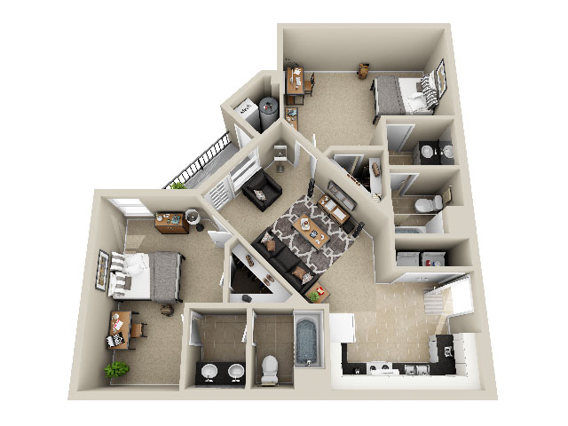 1 - 4 Bed Apartments - Check Availability | Avery Fresno