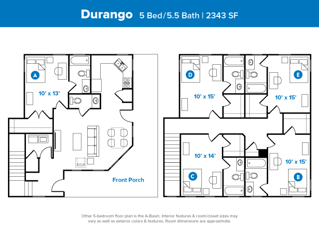 5 Bed Bath Apartment In Corpus Christi Tx Aspen Heights