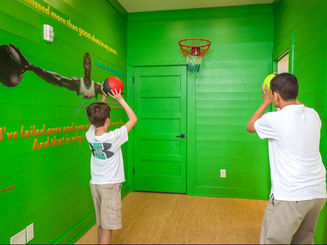 Image of Indoor Basketball Area for Swallowtail Flats at Old Town