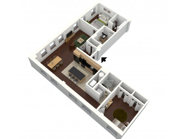 Apartments For Rent In Omaha Ne Joslyn Lofts Two Bedroom
