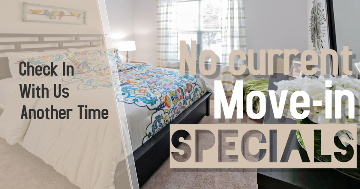 Palmer View Apartments No Current Specials Available
