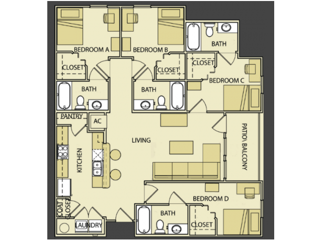 4 Bedroom Apartments Hill Country Place