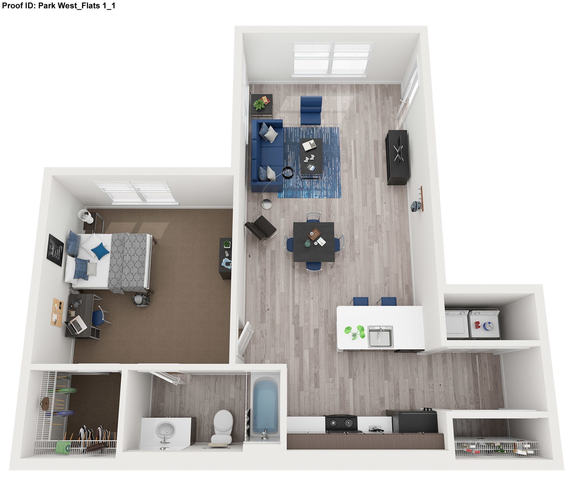 Floor Plans | Park West | College Station Student Apartments