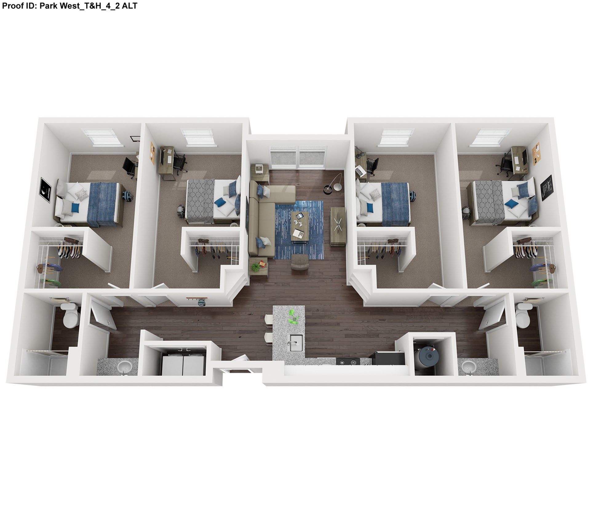 Floor Plans | Park West | College Station Student Apartments