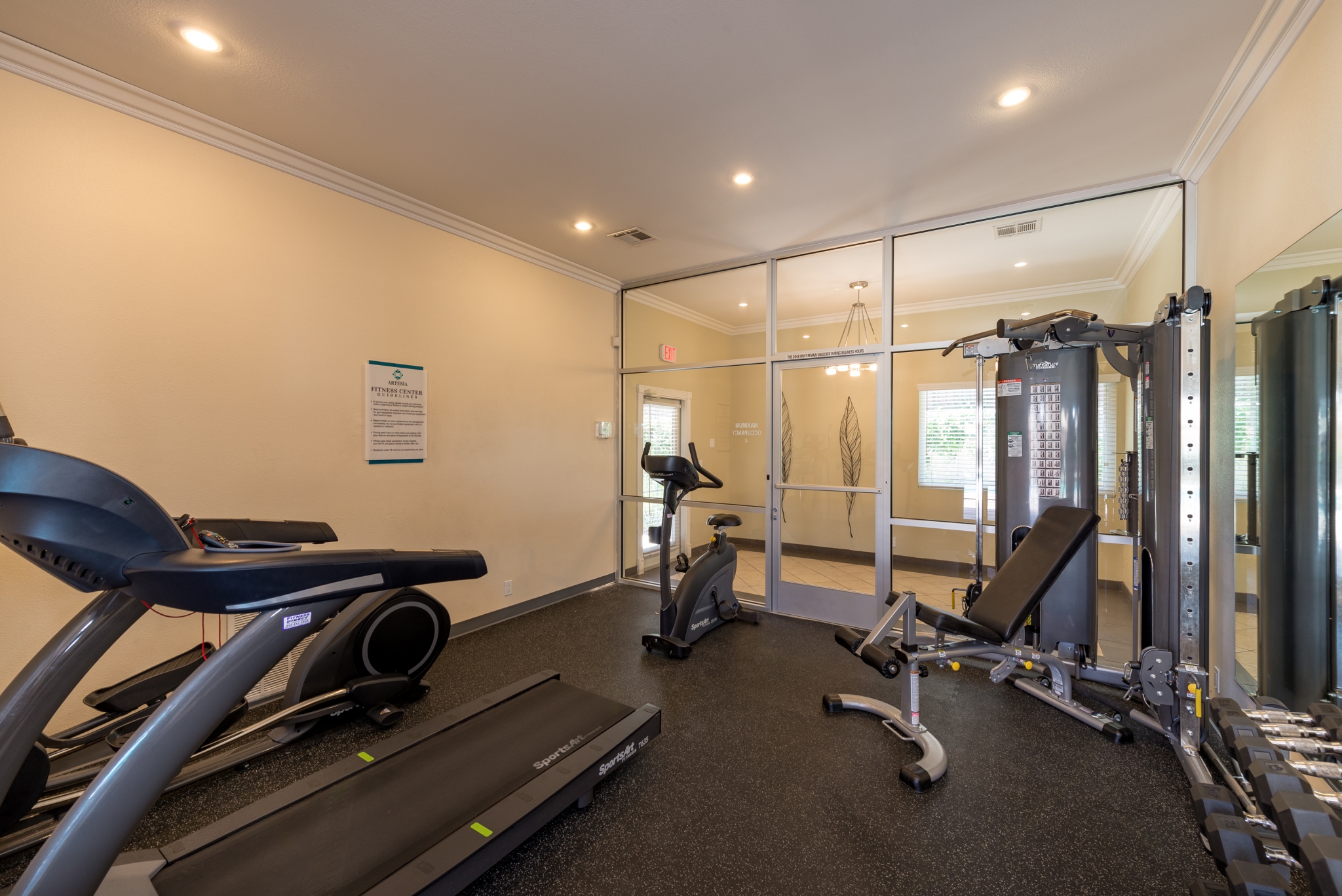 Image of Convenient Onsite Fitness Center for Artesia