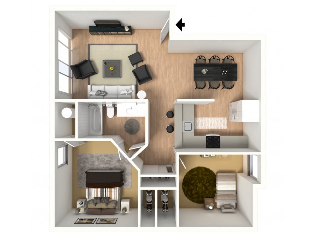Two Bedroom Floor Plans Aristos