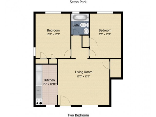 2 Bed Apartments Check Availability, House Plans With 2 Bedrooms Upstairs