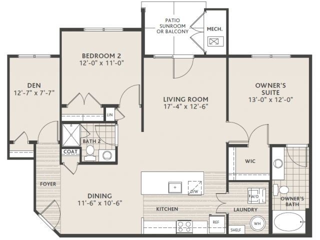 2 bedroom 2 bath d 2 bed apartment riverside apartments