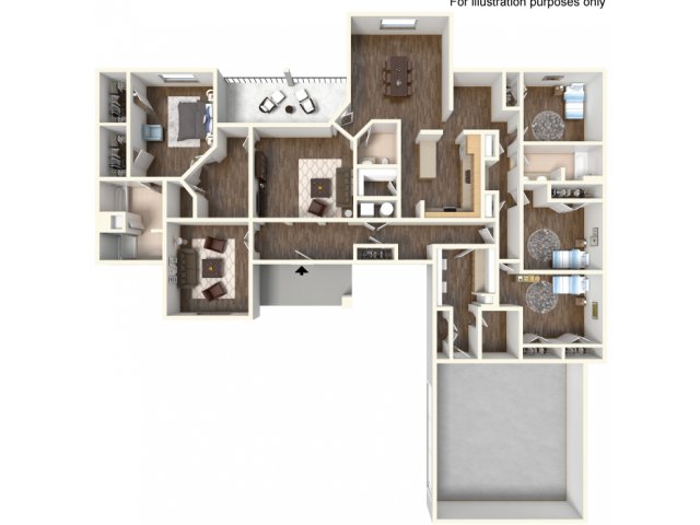 Patton Expansion 4 bd SO 4 Bed Apartment Fort Hood