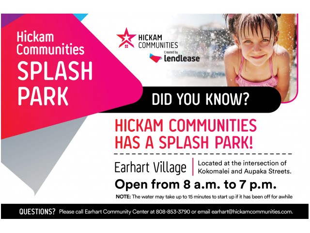 Image of Children's Splash Park for Hickam Communities