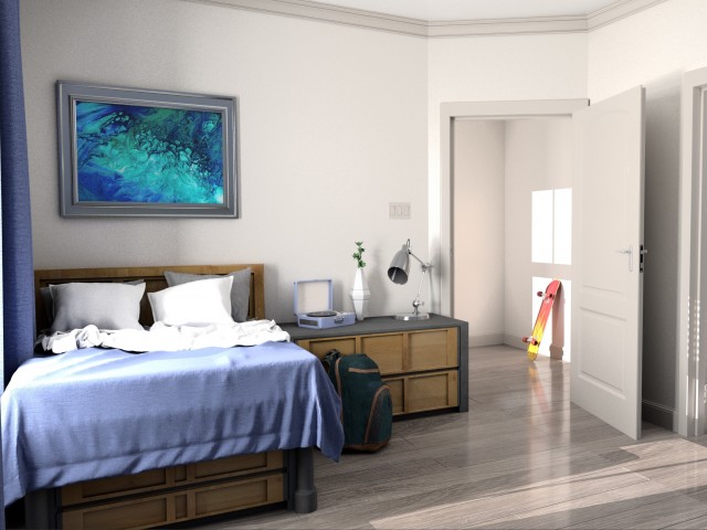 Spacious Bedroom | Cullowhee NC Apartment Homes | Bellamy Western