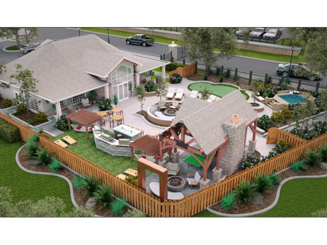Outdoor Social Area | Cullowhee NC Apartment For Rent | Bellamy Western