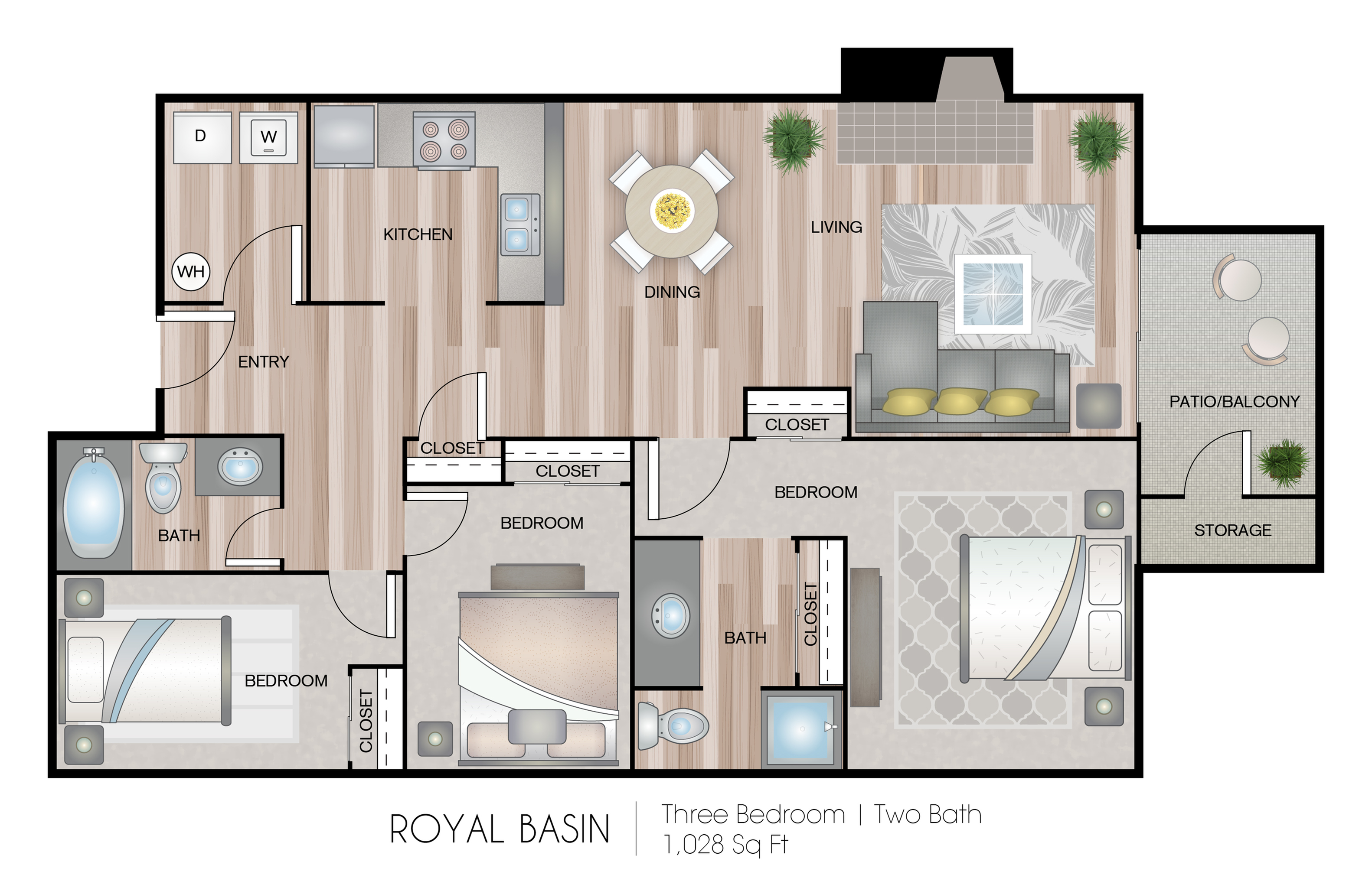 3 Bedroom Apartment Floor Plan With Dimensions Pdf Home Alqu