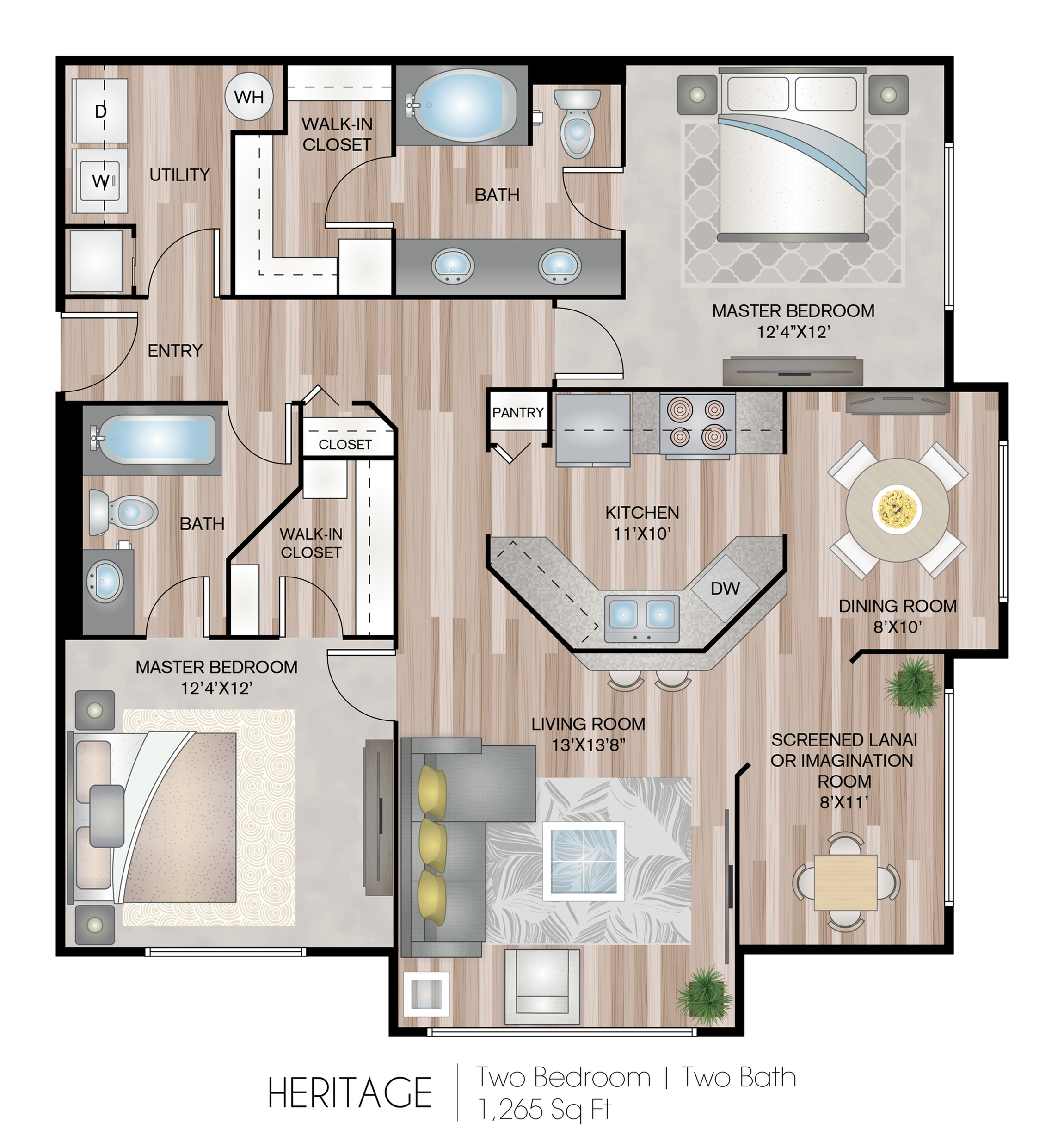 1 4 Bed Apartments Check Availability Grandeville At River Place Grandville At River Place Apartments