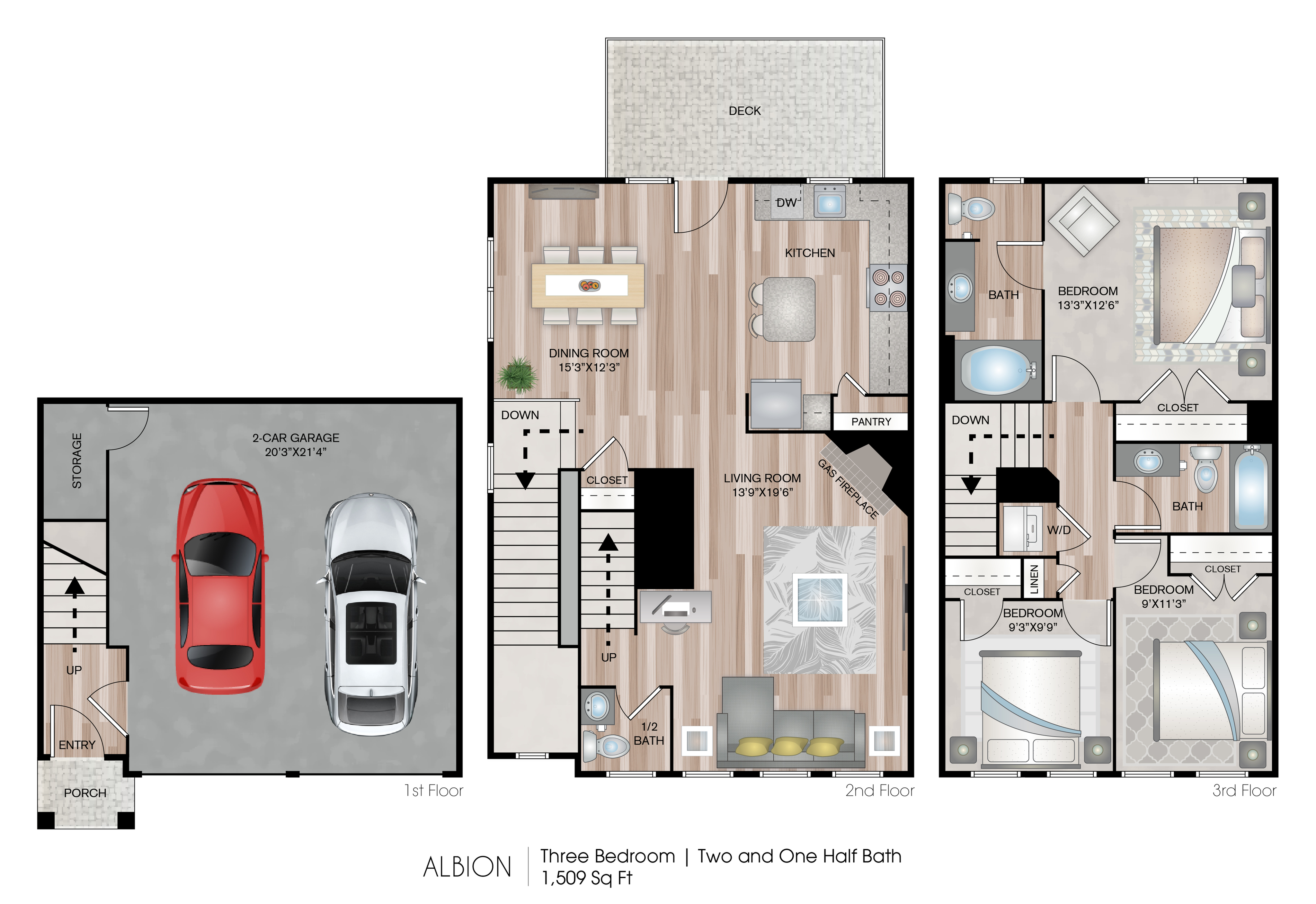 Albion 3 Bed Apartment Belmont Station Apartments