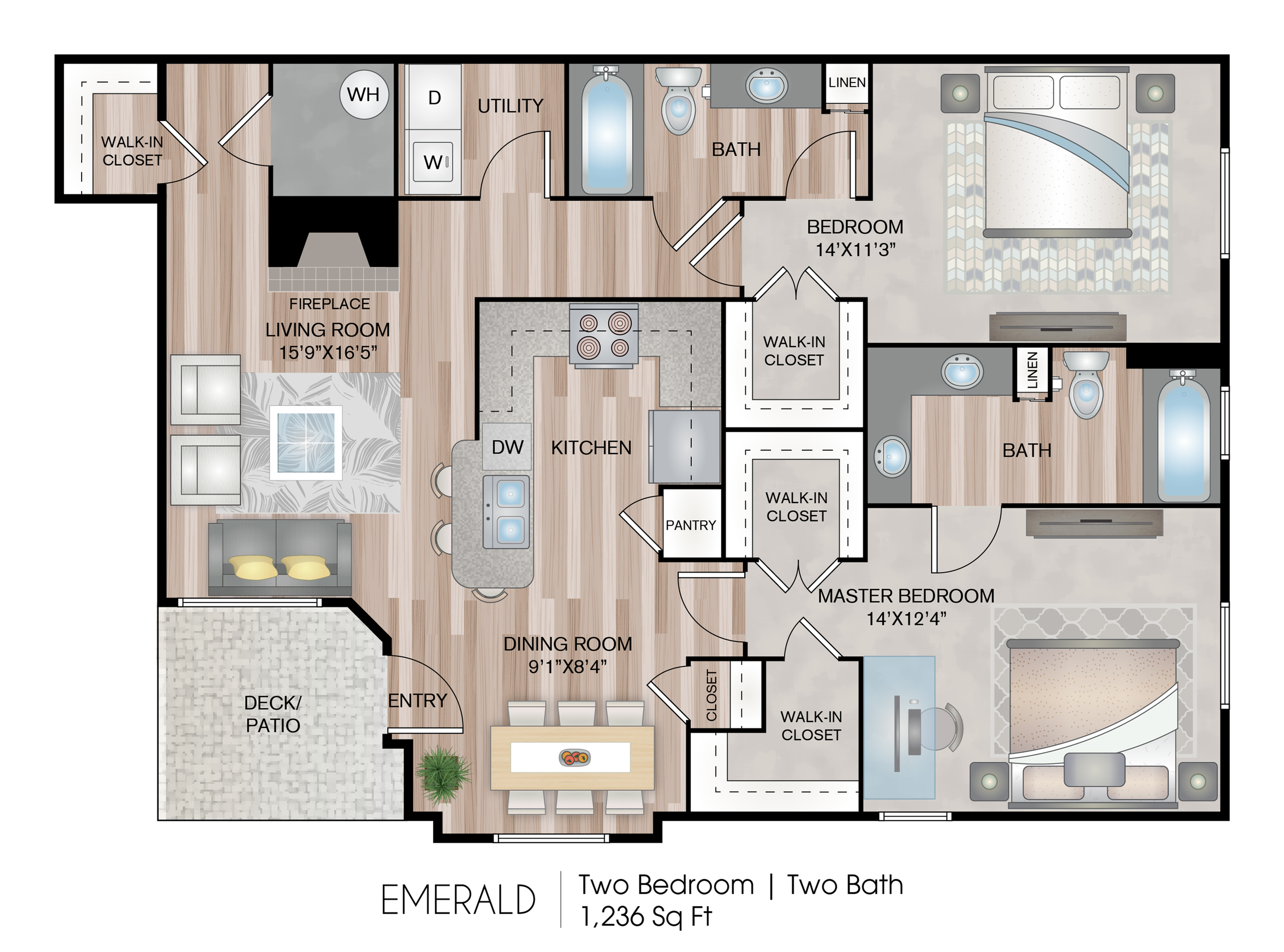 Emerald 2 Bed Apartment Westcliff Apartments Westcliff Apartments