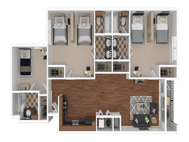 2 4 Bed Apartments Check Availability Rio West New