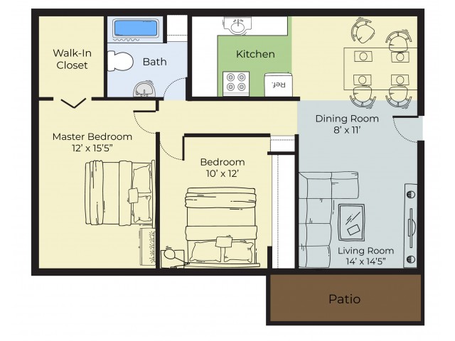 2 Bed 1 Bath Apartment In Haverhill Ma Princeton Bradford