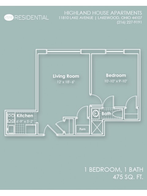 1 Bedroom 1 Bathroom Junior