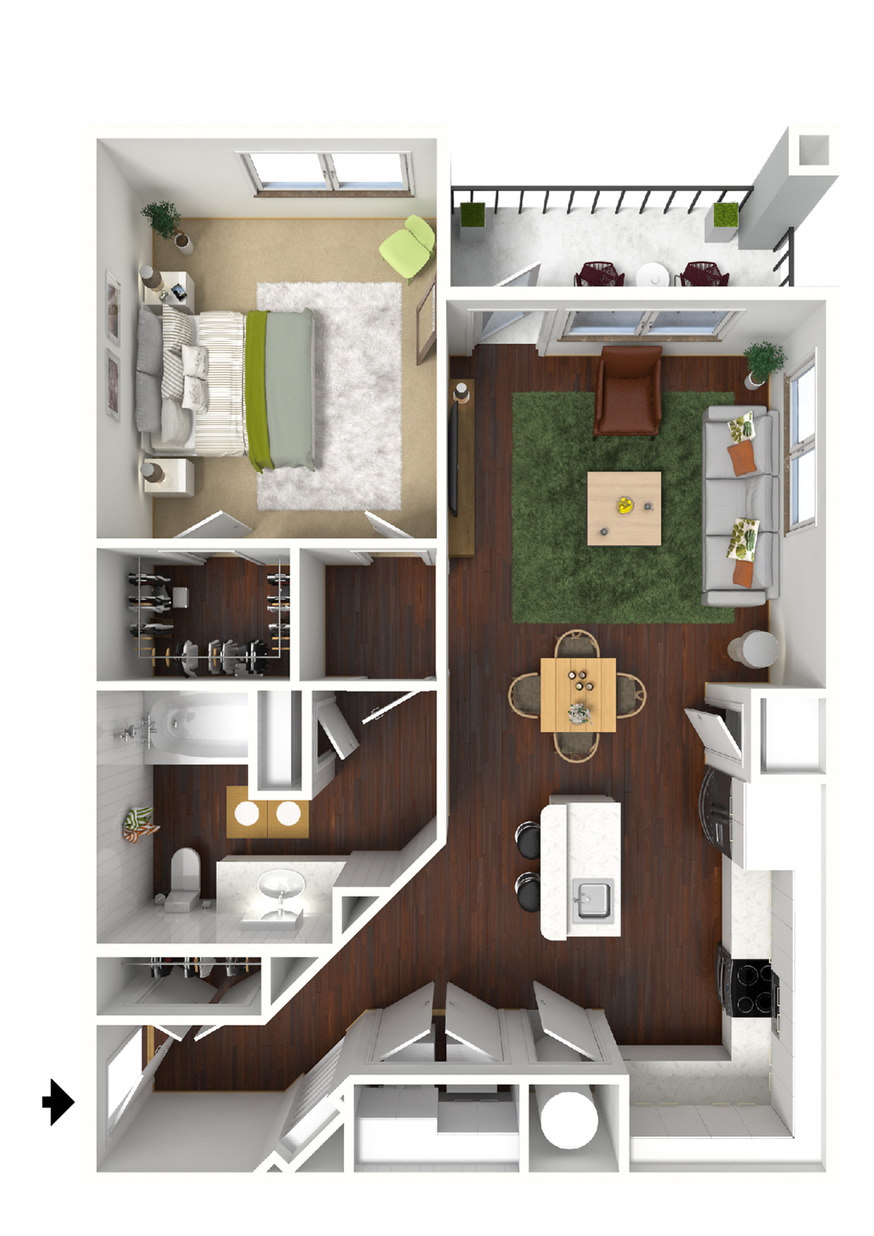 1 Bed Bath Apartment In Murfreesboro Tn Easton Place