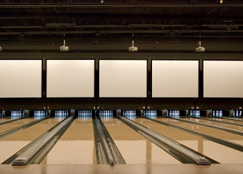This 50,000 square foot recreation venue showcases 28 lanes of state-of-the-art bowling, laser tag, mini golf, and over 100 games. Embrace your inner child and hit the lanes! at Main Event