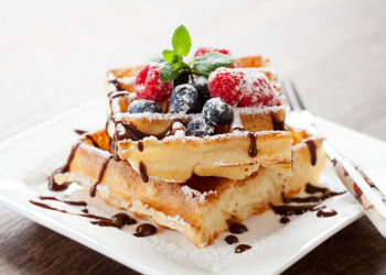 The best waffles in Plano! Located inside Legacy Hall, offering fully customizable and authentic Belgian waffles made right in front of your eyes. One Google reviewer described it best: 