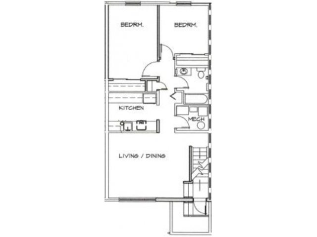 River Commons Apartments, Wilmington, DE 2 Bedroom