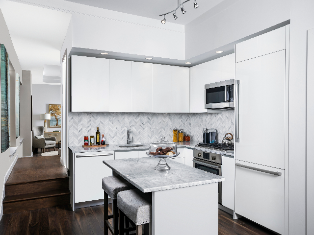 Modera Sedici upscale appliances and kitchen image