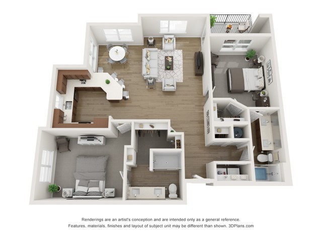 C3 Floor Plan | The Donovan | Apartments in Lees Summit, Missouri