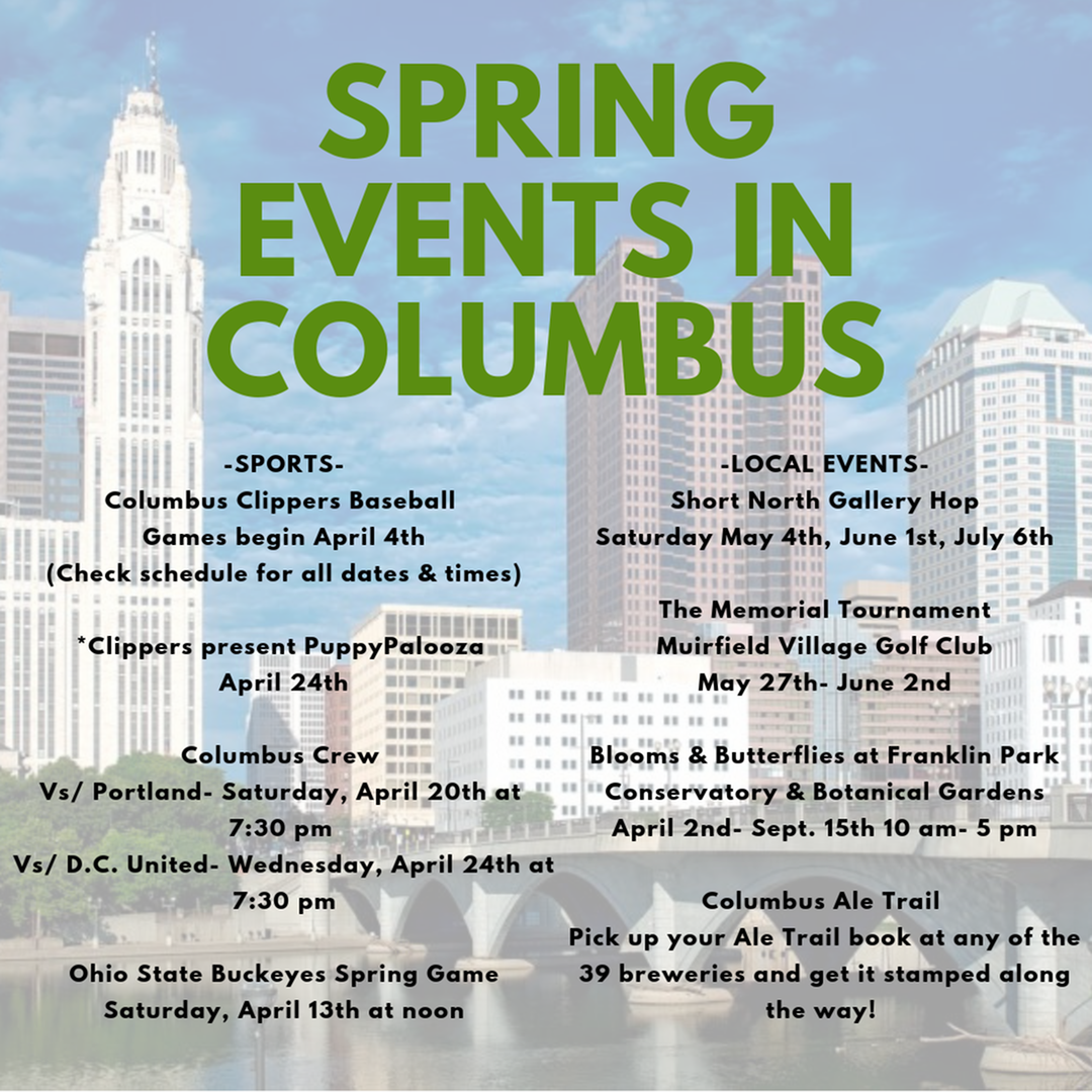 Columbus Events to Attend This Spring