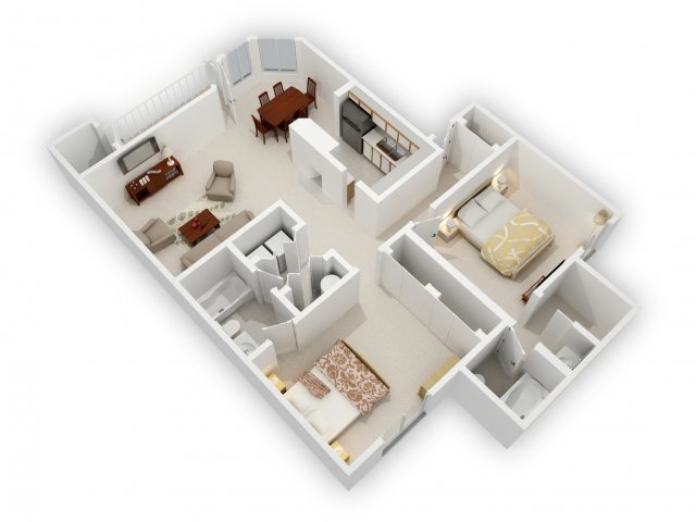 2 Bed Bath Apartment In Gladstone Or Rivergreens Apartments 0 For The 2 Bedroom Side By Phase 1 Floor Plan
