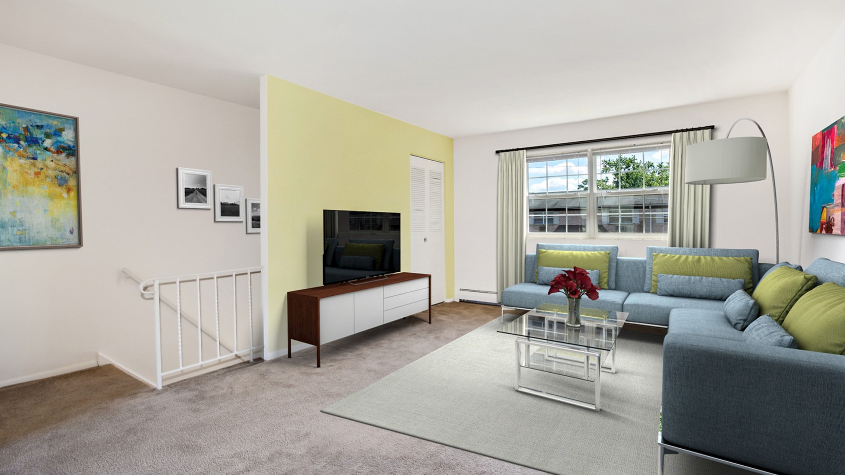 Spacious Living Room | Apartments In Hi-Nella New Jersey | Fox Pointe