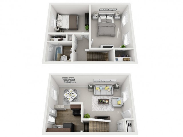 Floor Plan 23 | Apartments Near Downtown Pittsburgh | The Alden