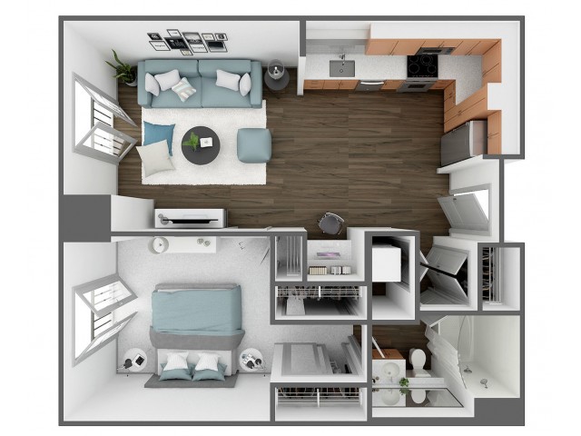 A1 Floor plan layout