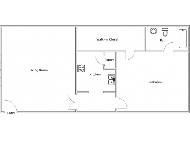 A1 1 Bed Apartment The Atrium At 5606